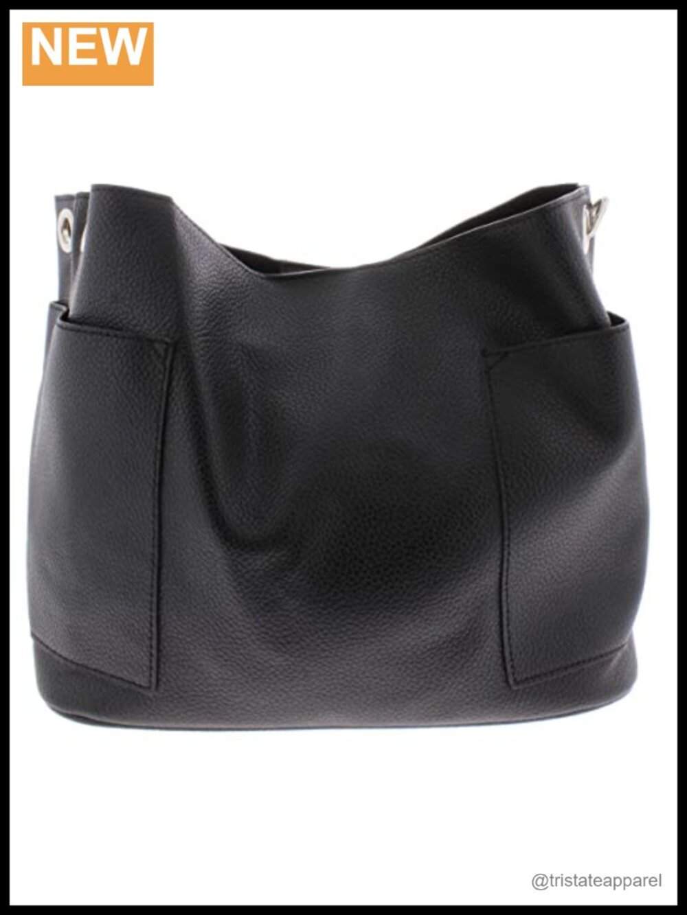 Boho Bucket Hobo Bag With 4 Slip 2 Zip 2 Exterior Pockets